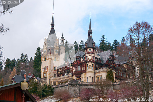 Image of Peles castle in Romania