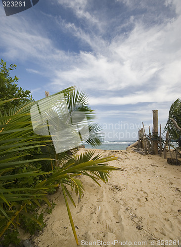 Image of entry to sally peaches beach corn island