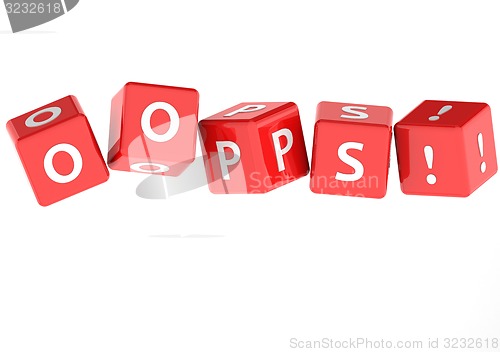 Image of Oops puzzle word