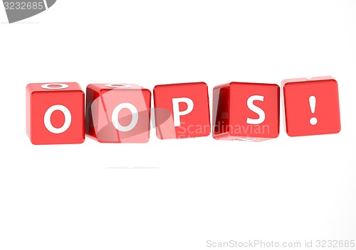 Image of Oops puzzle word