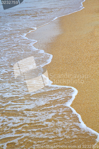 Image of thailand kho tao bay abstract of a  wet sand asia 