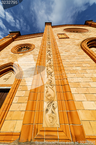 Image of villa  italy   church  varese  the old door 