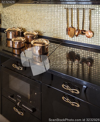Image of  pan on an electric stove