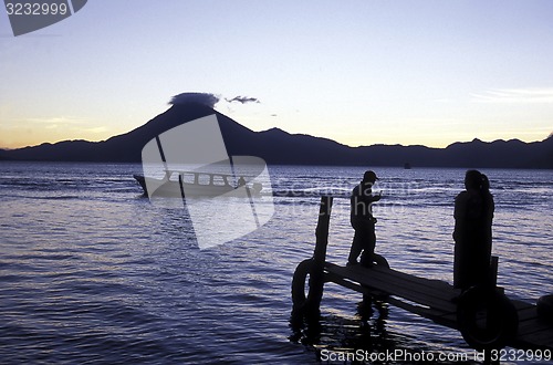 Image of LATIN AMERICA GUATEMALA LAKE ATITLAN