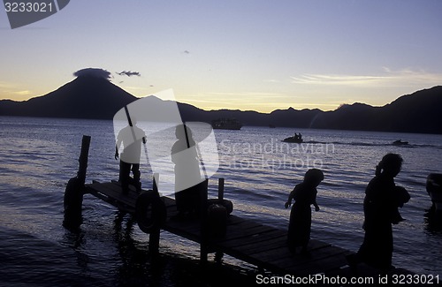 Image of LATIN AMERICA GUATEMALA LAKE ATITLAN