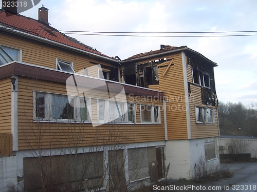 Image of Burnt building III