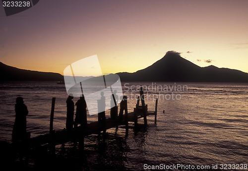 Image of LATIN AMERICA GUATEMALA LAKE ATITLAN