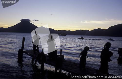 Image of LATIN AMERICA GUATEMALA LAKE ATITLAN