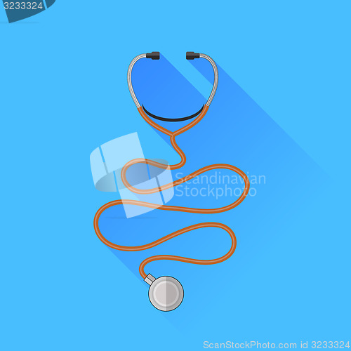 Image of Medical Stethoscope Icon