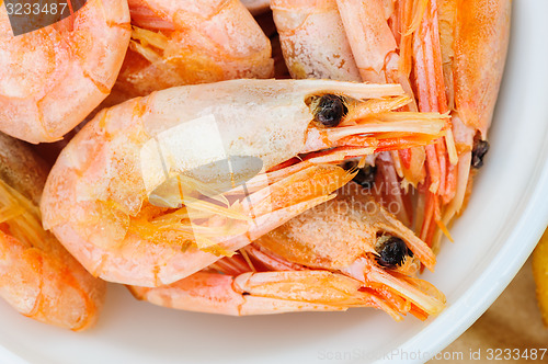 Image of Prepared shrimps macro