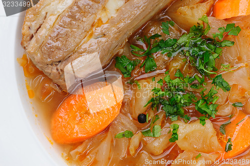 Image of Stewed cabbage with pork meat