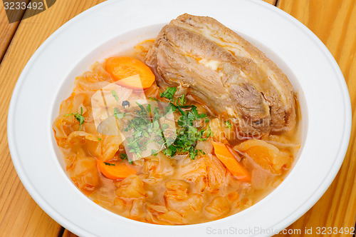 Image of Stewed cabbage with pork meat