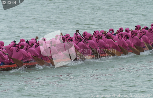 Image of Longboat racing