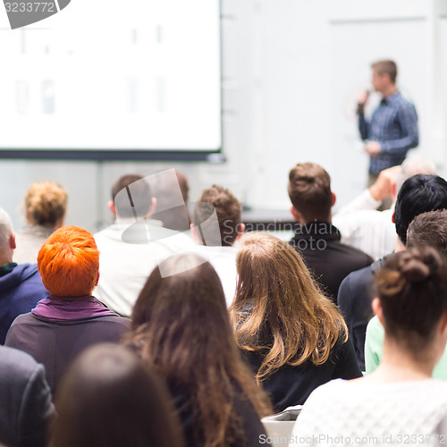 Image of Audience in the lecture hall.