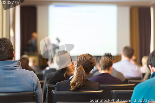 Image of Audience in the lecture hall.