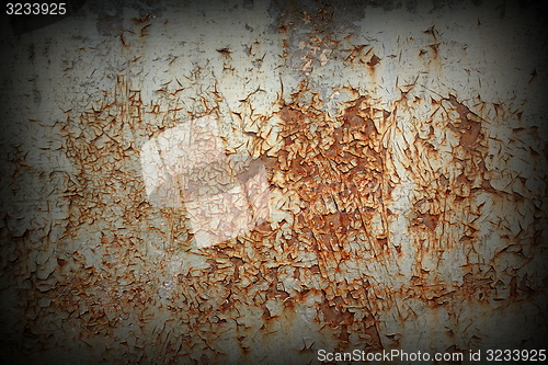 Image of old rusted metal texture