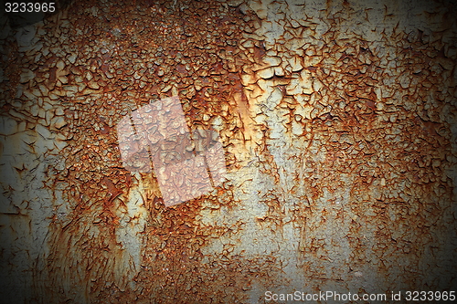 Image of texture of rust on metal