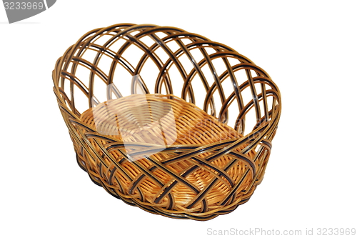 Image of isolated wattle basket  