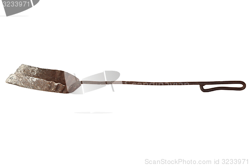 Image of ash shovel isolated on white background