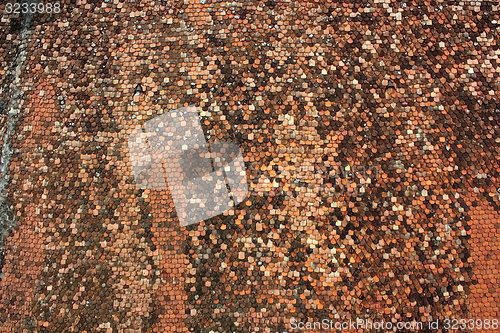 Image of roof tiles texture