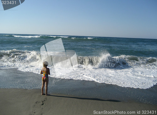 Image of Girl at the beach, Crete