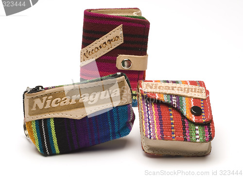 Image of souvenir change purse nicaragua