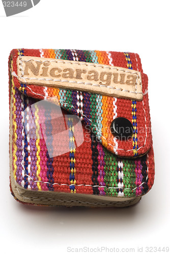 Image of souvenir change purse nicaragua