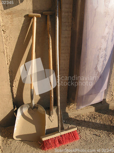 Image of Broom & shovel