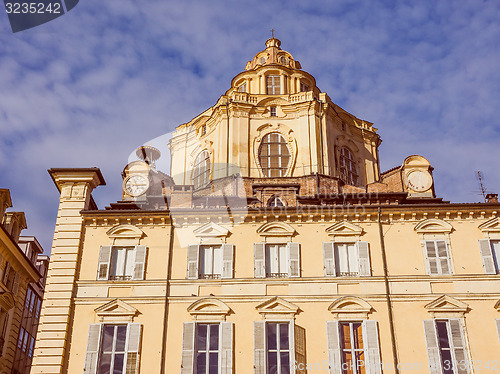 Image of Retro look San Lorenzo church Turin