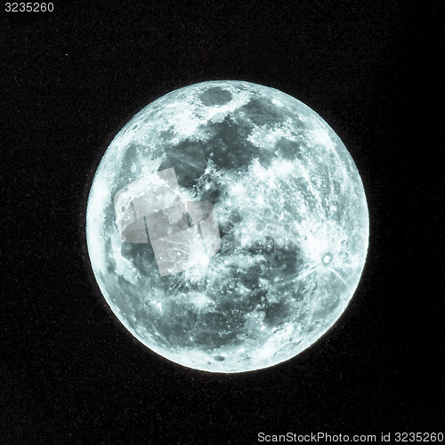 Image of Full moon HDR