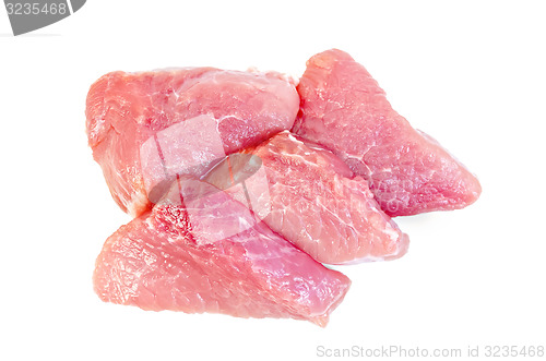 Image of Meat pork slices