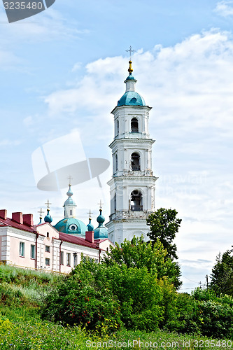Image of Cathedral of the Savior on hill in Yelabuga