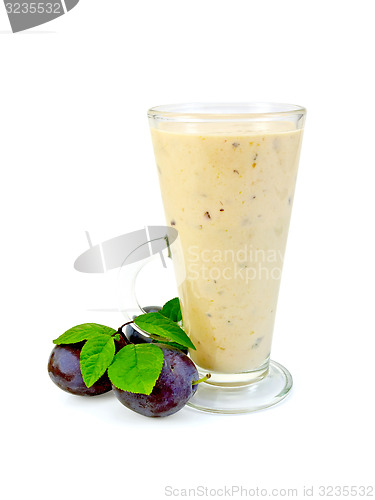 Image of Milkshake with black plums