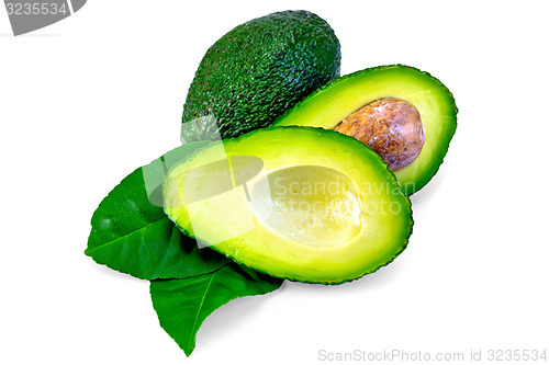 Image of Avocado green sheet is cut