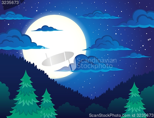 Image of Night topic landscape 1