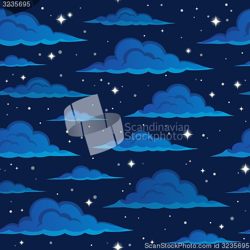 Image of Night sky seamless background 2