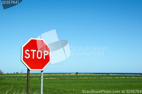 Image of Stop roadsign