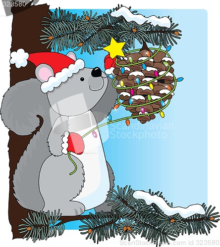 Image of Squirrel Christmas