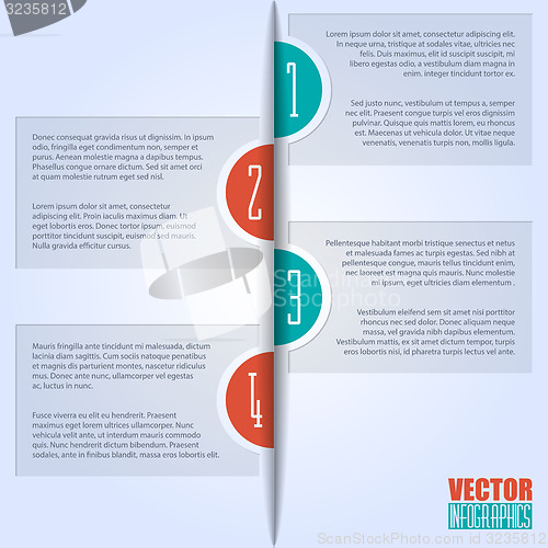 Image of Simplistic but eyecatching infographic design
