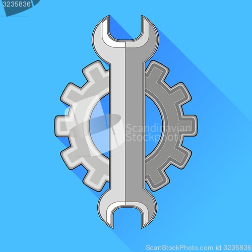 Image of Wrench Gear Icon