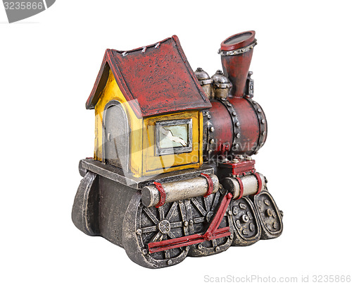 Image of Model of steam locomotive