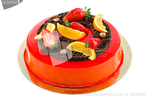 Image of Cake \"Strawberry-Orange\".