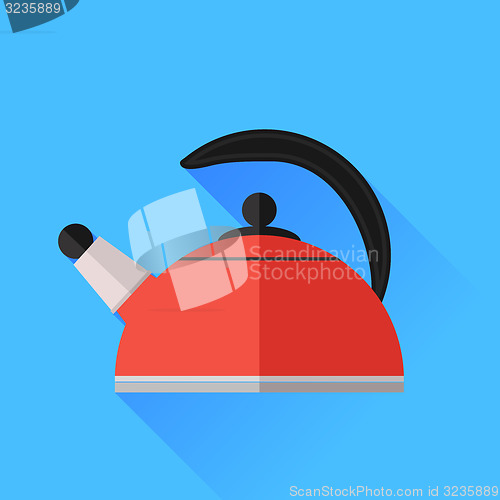 Image of Red Kettle Icon 