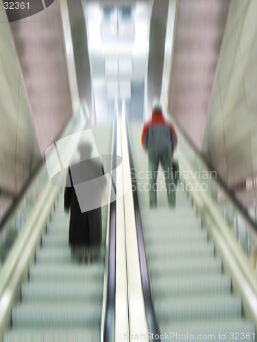Image of Metro escalator