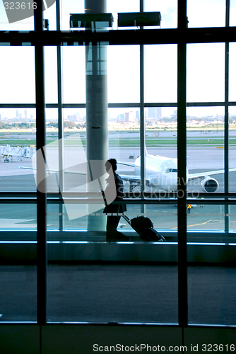 Image of Woman airport