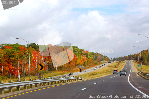 Image of Fall highway