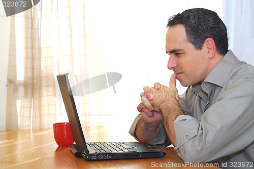 Image of Man with laptop