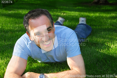 Image of Man relaxing