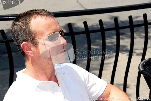 Image of Man sunglasses