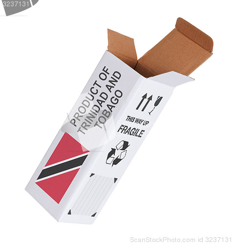 Image of Concept of export - Product of Trinidad and Tobago